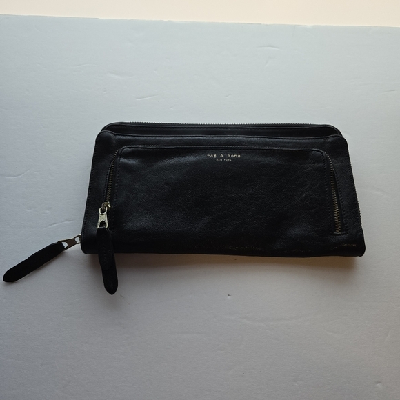 Rag & Bone Black Leather Clutch - Picture 2 of 7